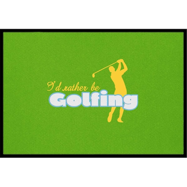 Carolines Treasures I Had Rather Be Golfing Man On Green Indoor Or Outdoor Mat 24 x 36 In. SB3092JMAT - main